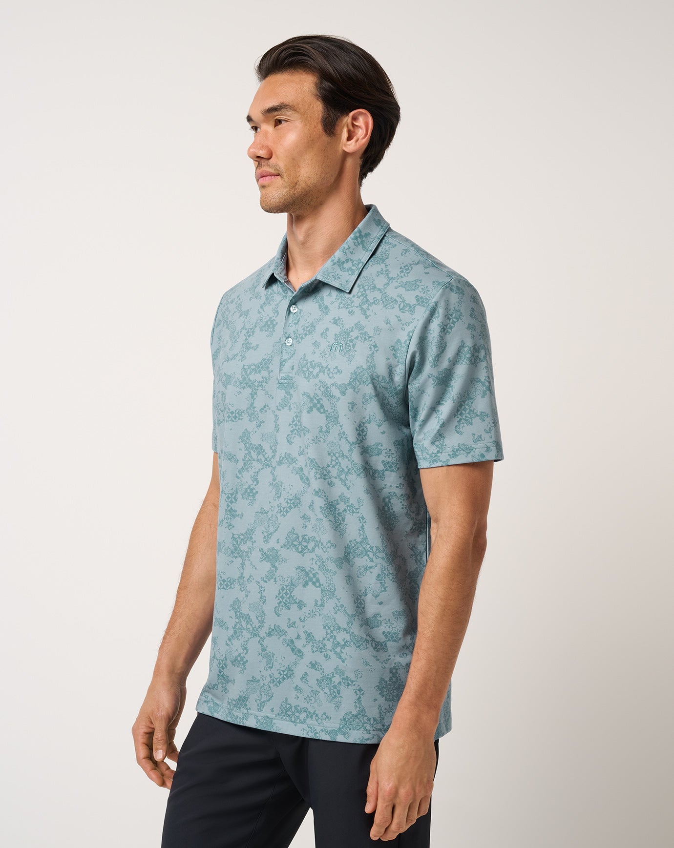 Travis Mathew Outlets Featherweight Steep Wave Polo Men|Golf|New