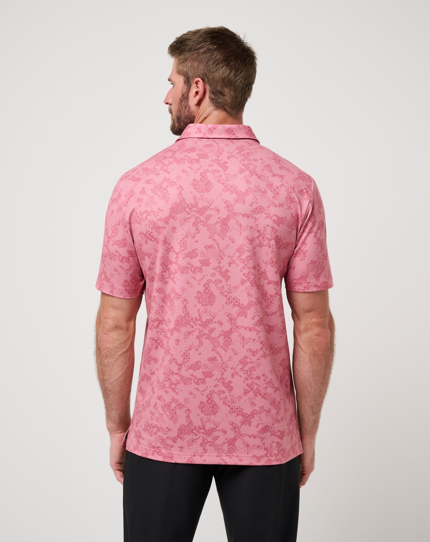 Travis Mathew Sale Featherweight Steep Wave Polo Men|Golf|New