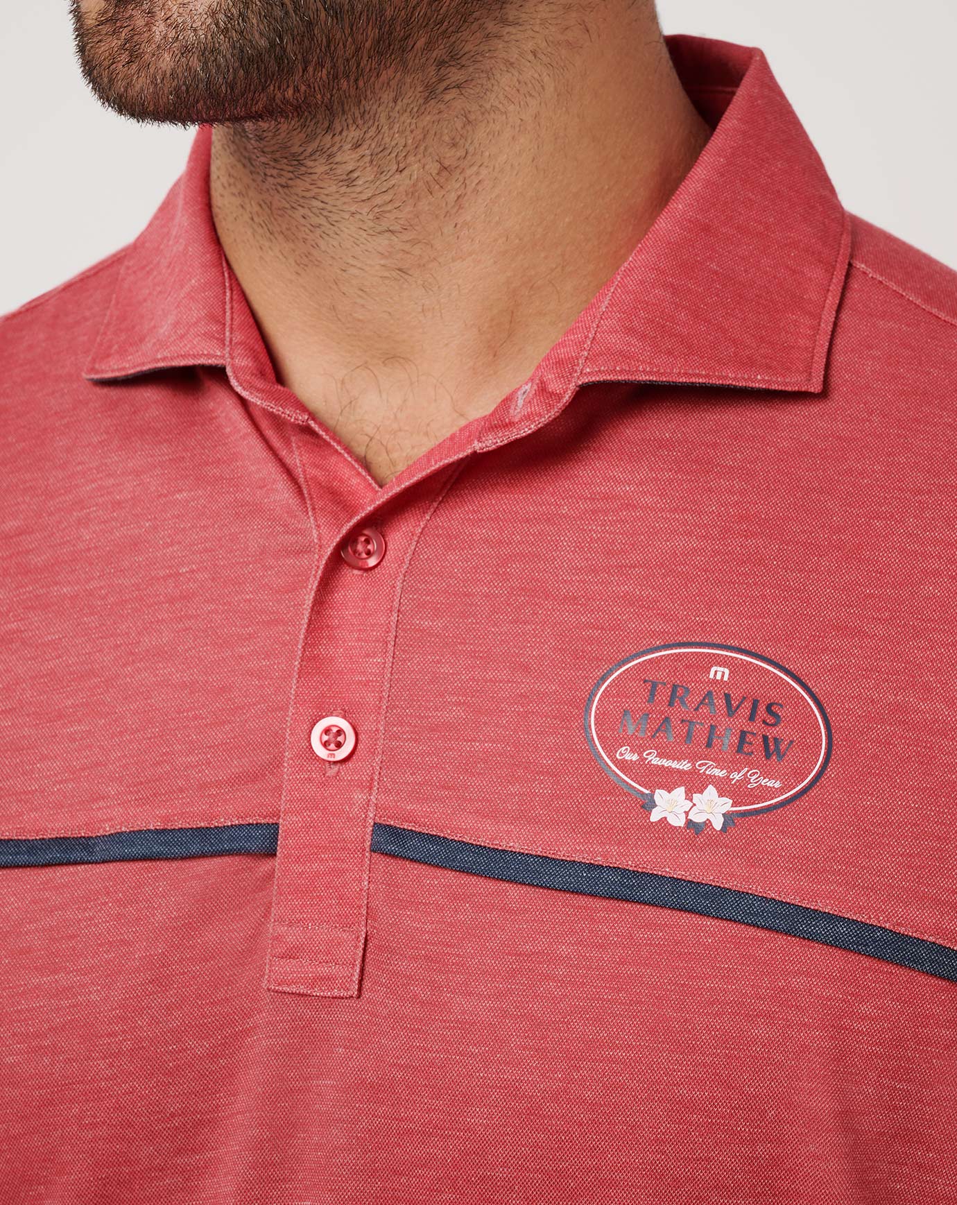 Travis Mathew Outlets Featherweight Our Favorite Time Of Year Polo Men|Golf