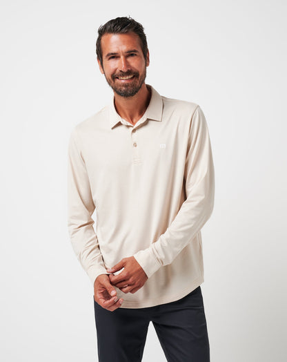 Travis Mathew For Sale Featherweight Long Sleeve Polo Men