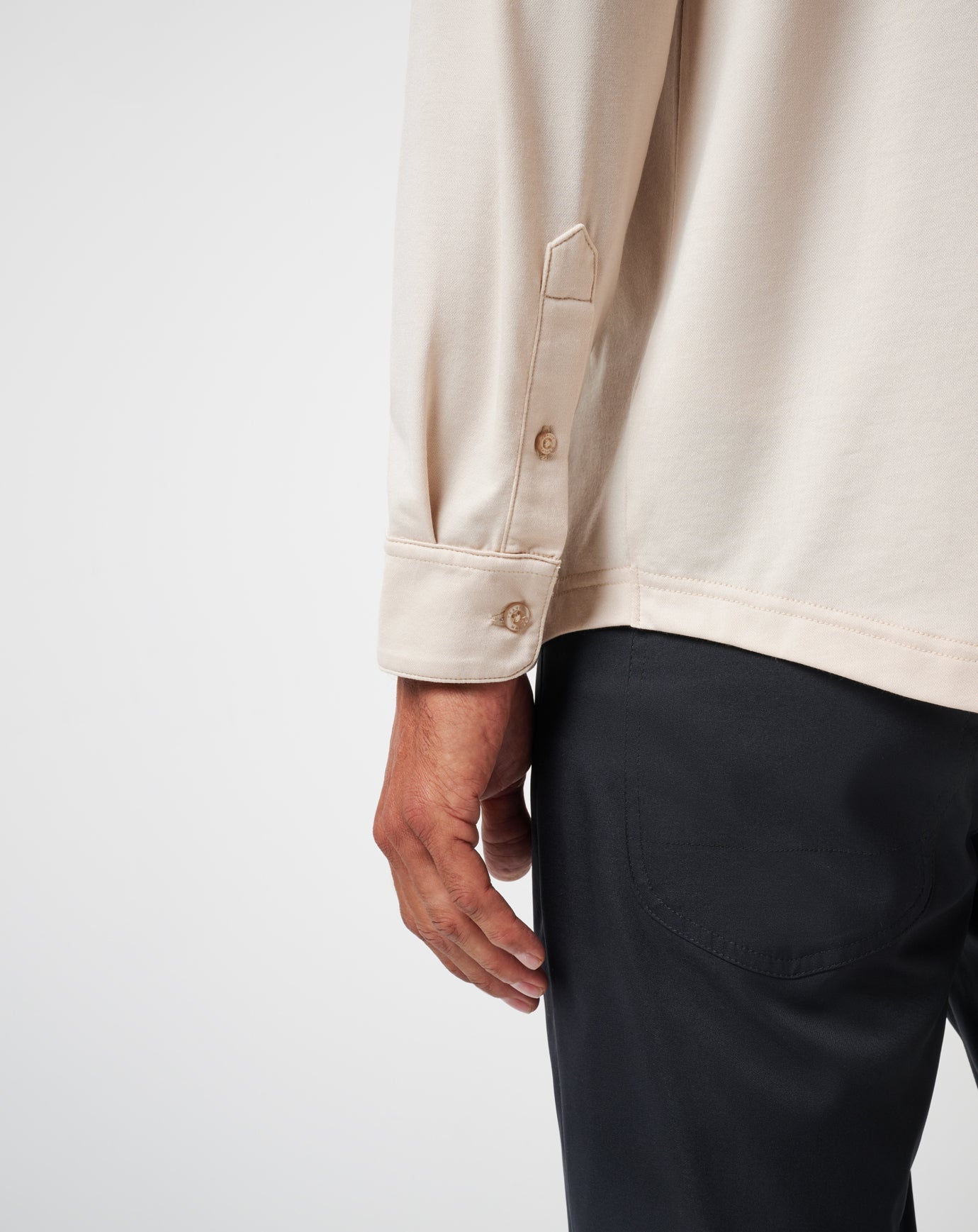 Travis Mathew For Sale Featherweight Long Sleeve Polo Men