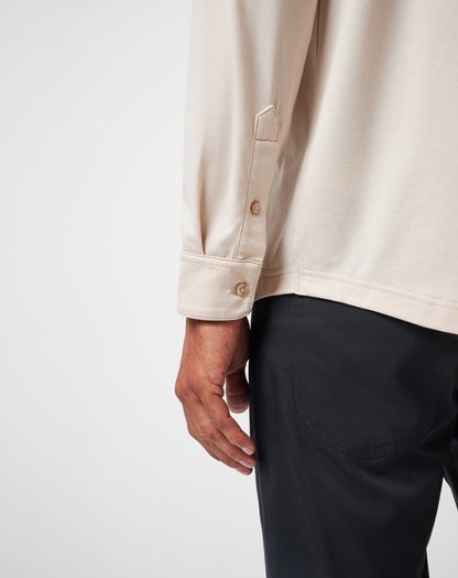 Travis Mathew For Sale Featherweight Long Sleeve Polo Men