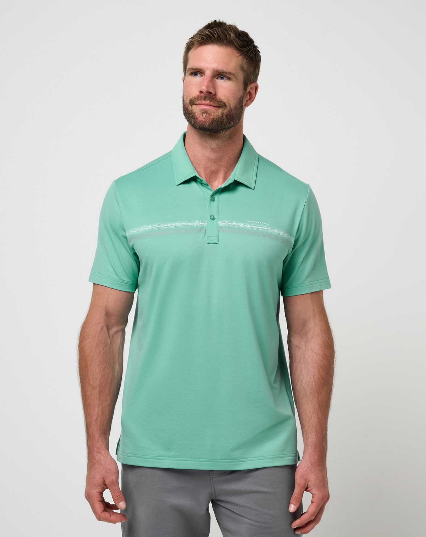 Travis Mathew Sale Featherweight Chest Stripe Polo Men|Golf