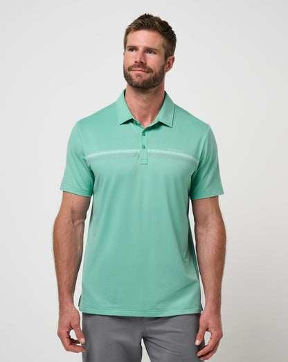 Travis Mathew Sale Featherweight Chest Stripe Polo Men|Golf