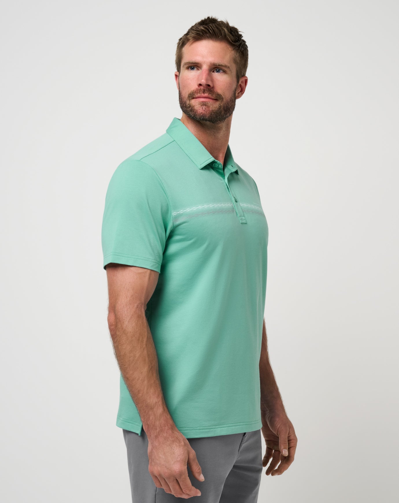 Travis Mathew Sale Featherweight Chest Stripe Polo Men|Golf
