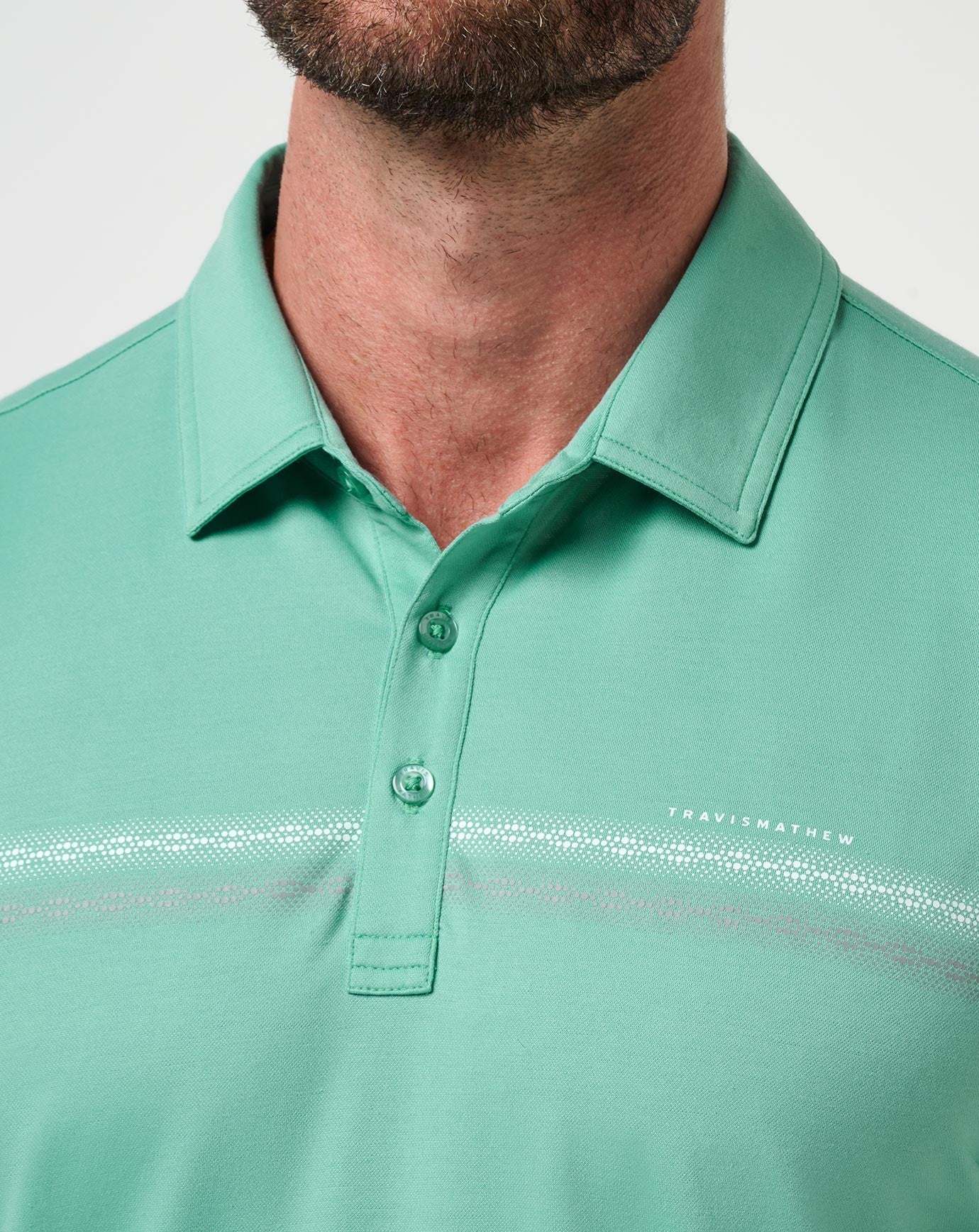 Travis Mathew Sale Featherweight Chest Stripe Polo Men|Golf