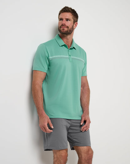 Travis Mathew Sale Featherweight Chest Stripe Polo Men|Golf