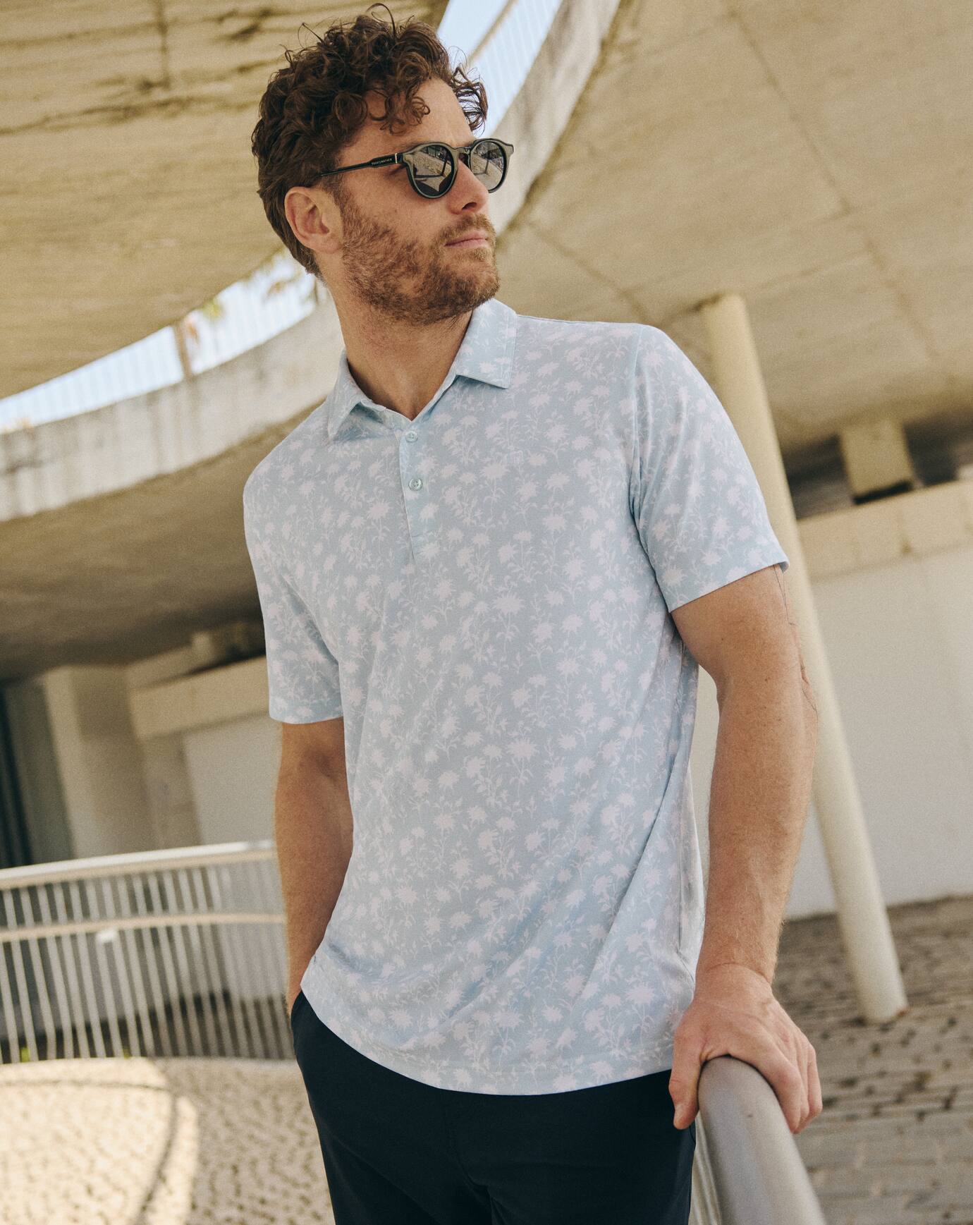 Travis Mathew For Sale Featherweight Cove Polo Men|Golf
