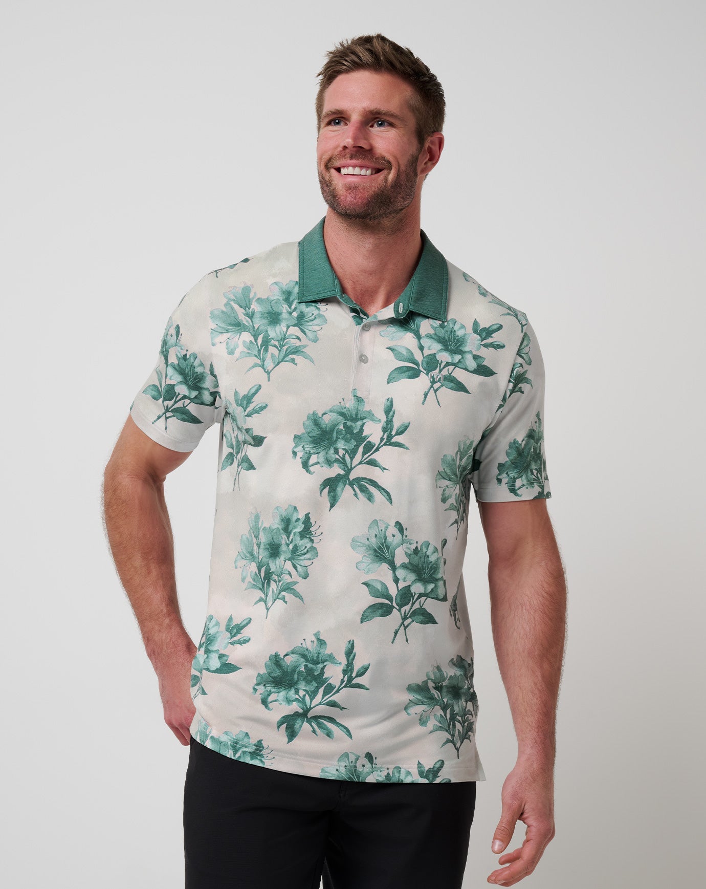 Travis Mathew Discount Featherweight Magnolia Polo Men|Golf
