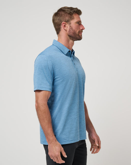 TravisMathew Base Jump Polo - Pacific Coast