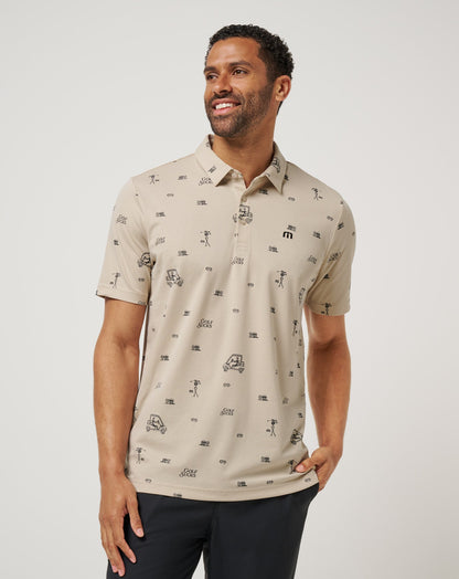 Travis Mathew Sale Golf Sucks Polo Men|Golf