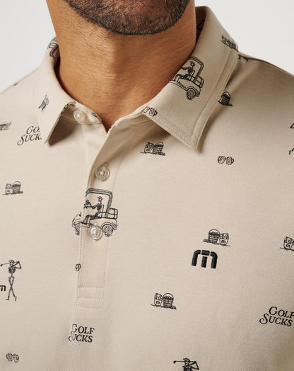 Travis Mathew Sale Golf Sucks Polo Men|Golf