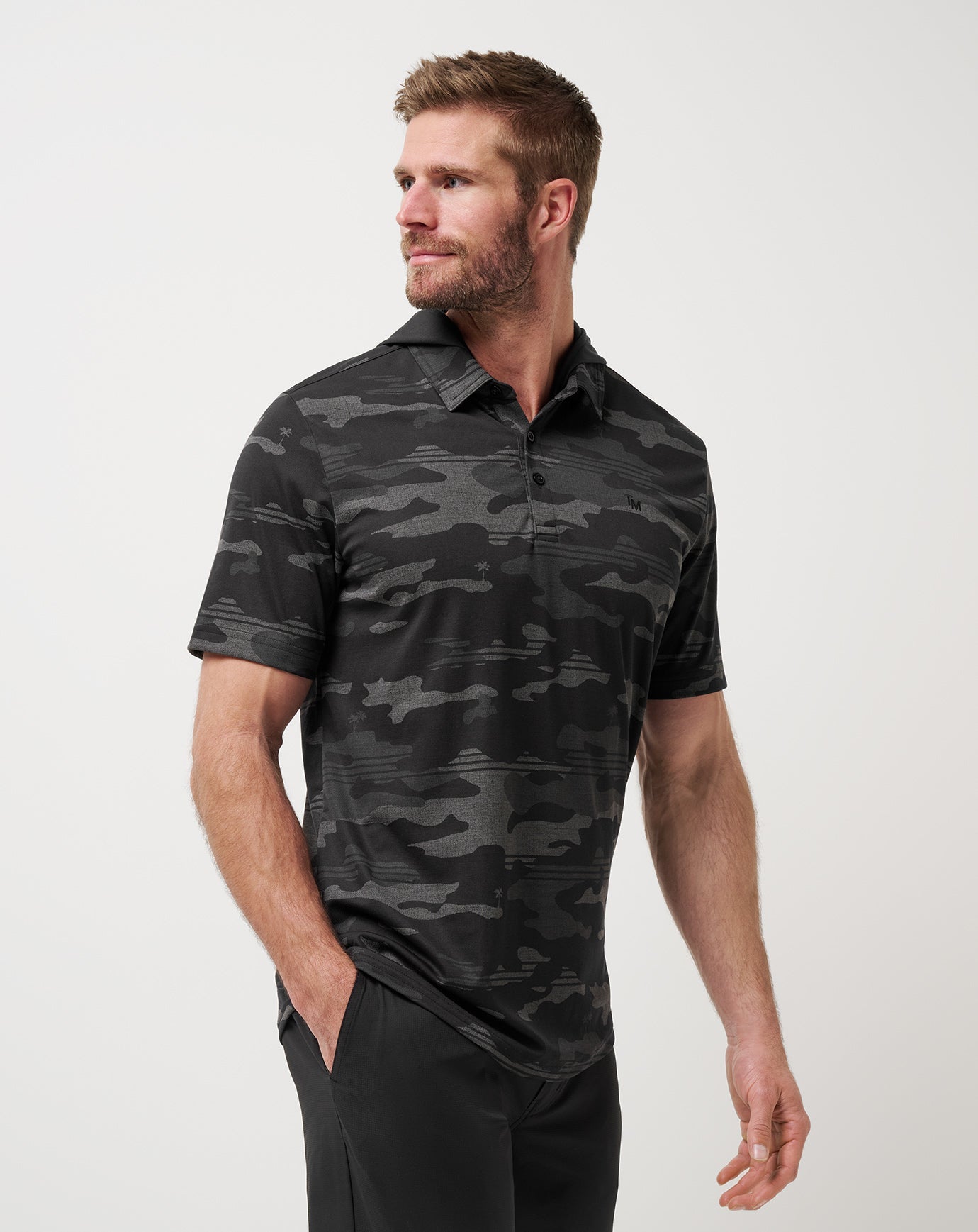Travis Mathew Discount Showdown Stealth Polo Men|New