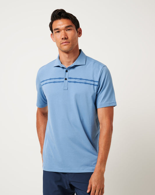 Travis Mathew Sale Sunbeam Chest Stripe Polo Men