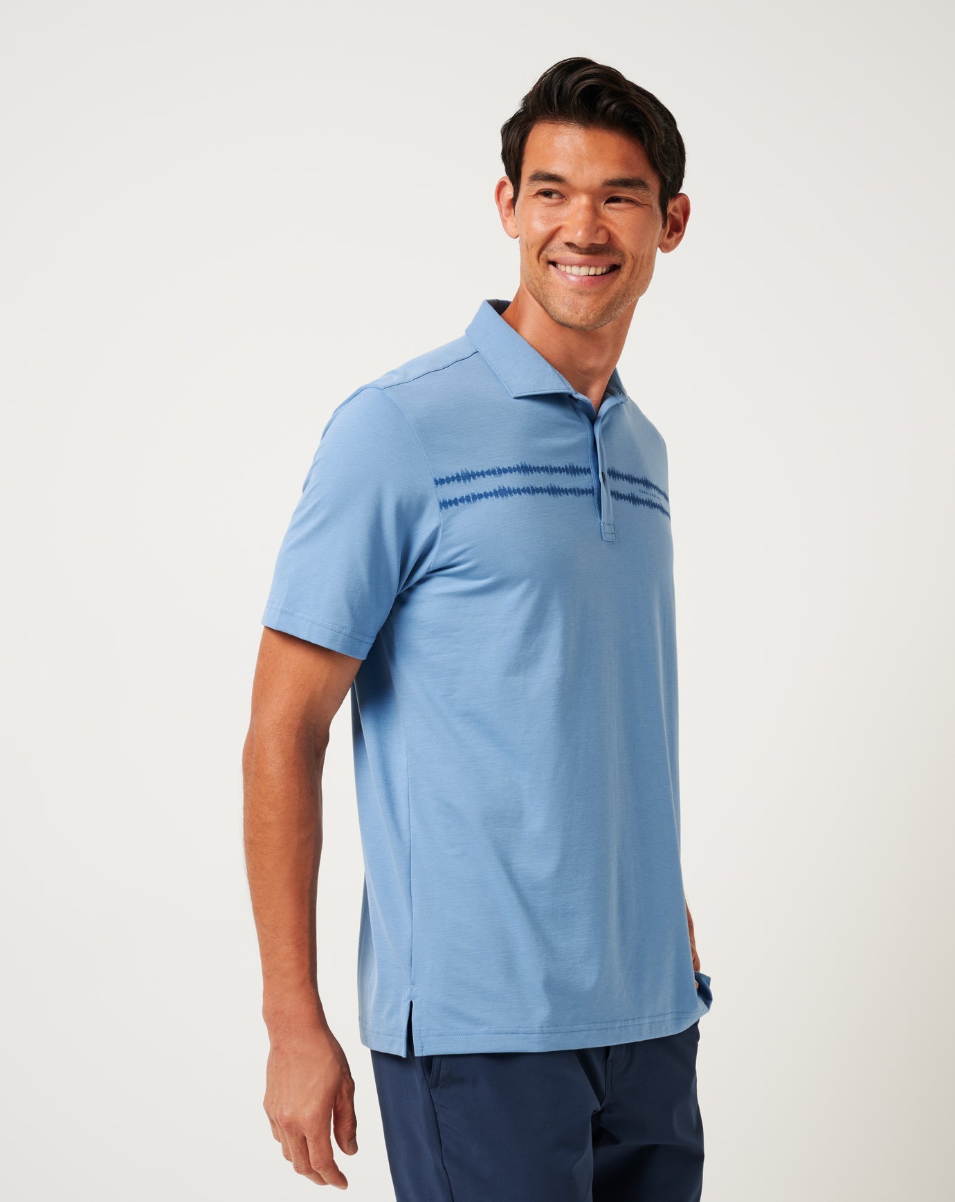 Travis Mathew Sale Sunbeam Chest Stripe Polo Men