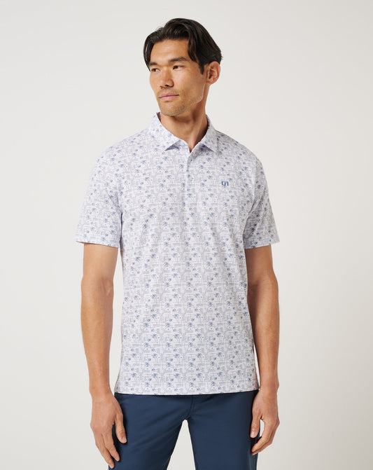 Travis Mathew Discount Crystal Sea Polo Men
