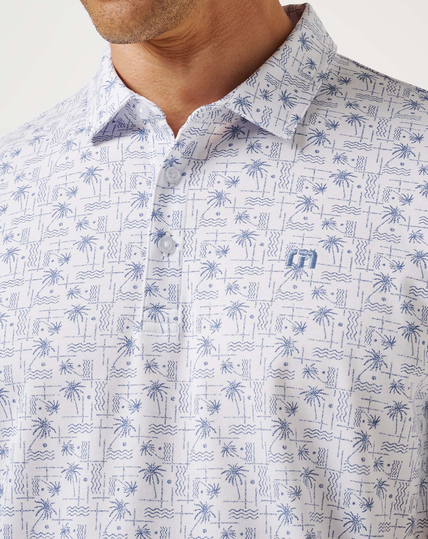 Travis Mathew Discount Crystal Sea Polo Men