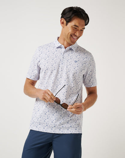 Travis Mathew Discount Crystal Sea Polo Men