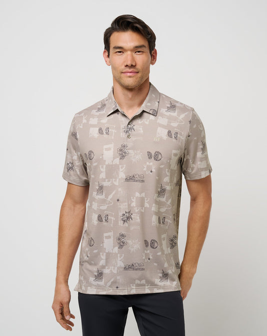 Travis Mathew For Sale Featherweight Spritz Polo Men|Golf