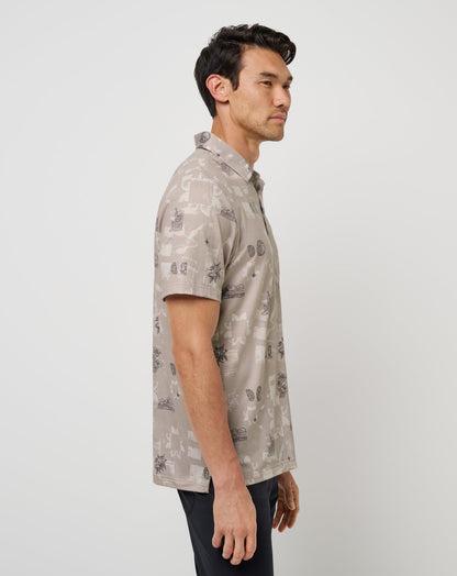 Travis Mathew For Sale Featherweight Spritz Polo Men|Golf