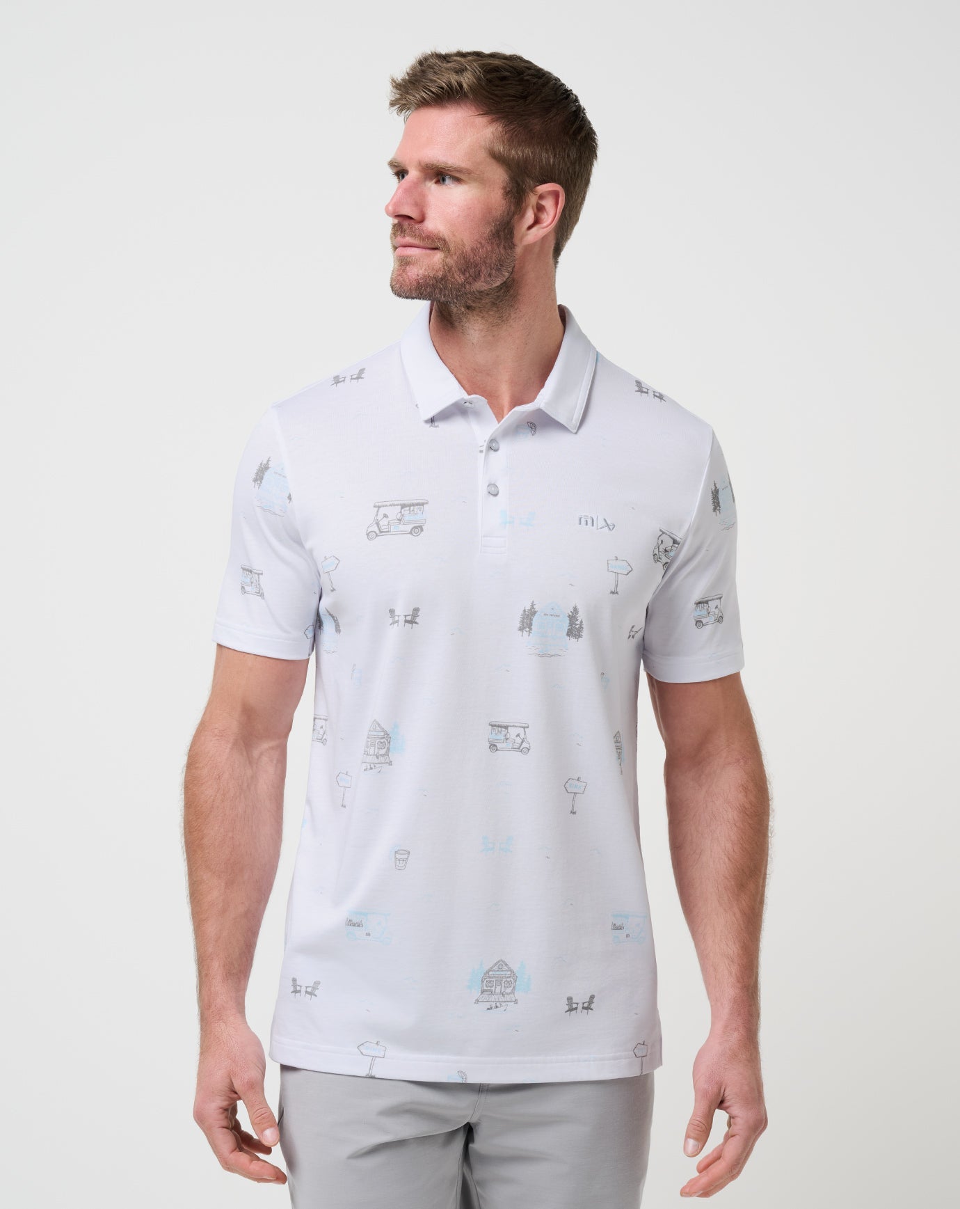 Travis Mathew For Sale Snow Chance Polo Men|New