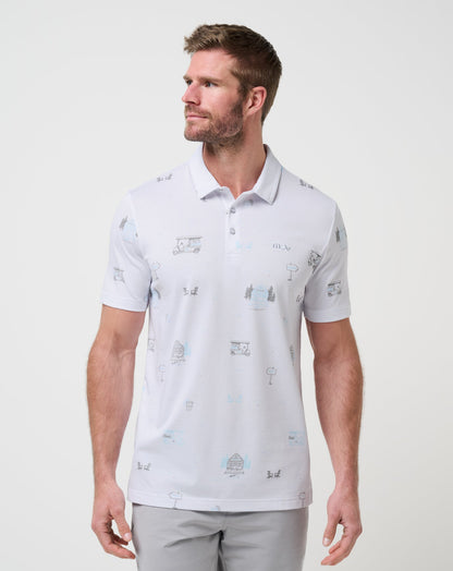 Travis Mathew For Sale Snow Chance Polo Men|New