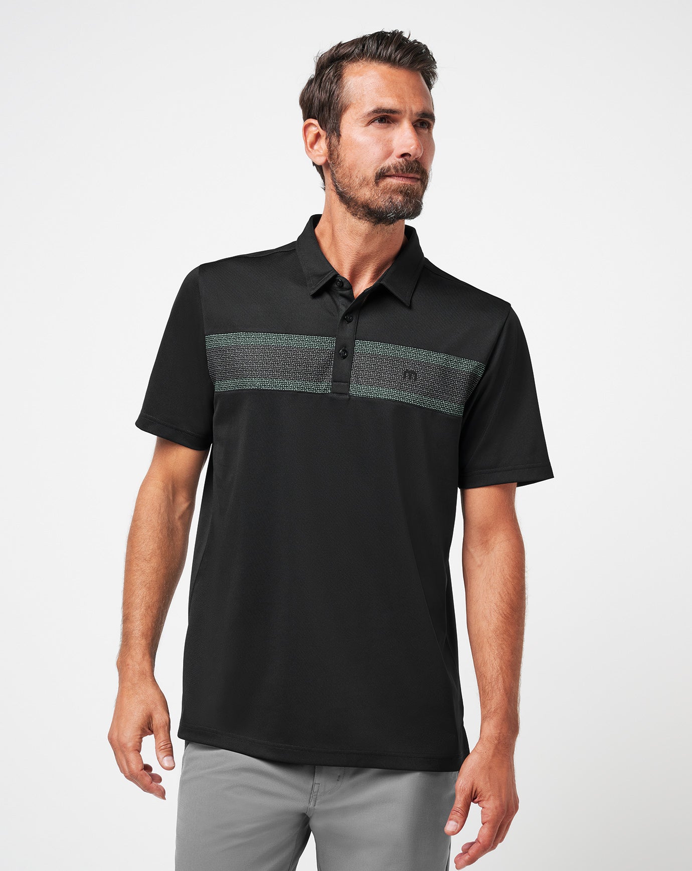 Travis Mathew Online Good Good Chest Stripe Polo Men|Golf
