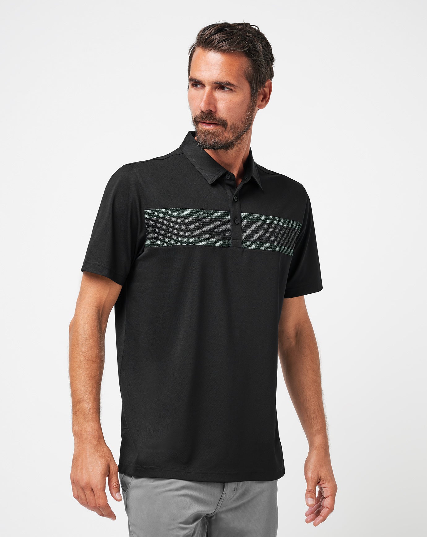 Travis Mathew Online Good Good Chest Stripe Polo Men|Golf
