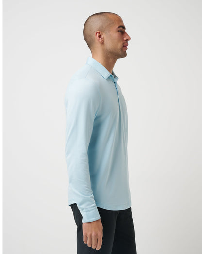 Travis Mathew Discount Featherweight Long Sleeve Polo Men