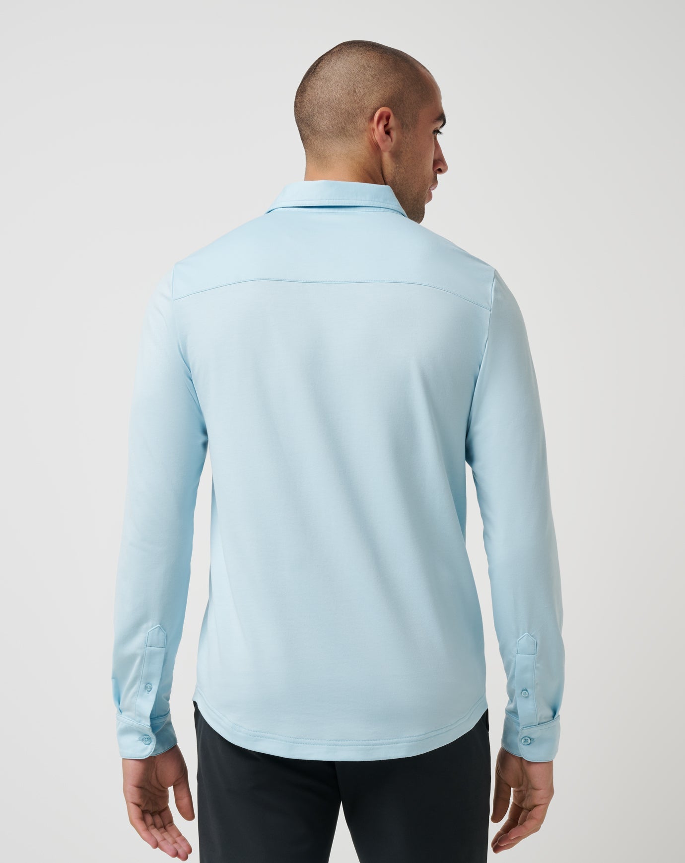 Travis Mathew Discount Featherweight Long Sleeve Polo Men