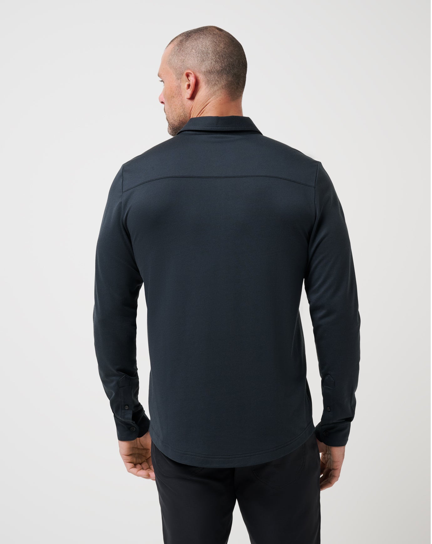 Travis Mathew Online Featherweight Long Sleeve Polo Men