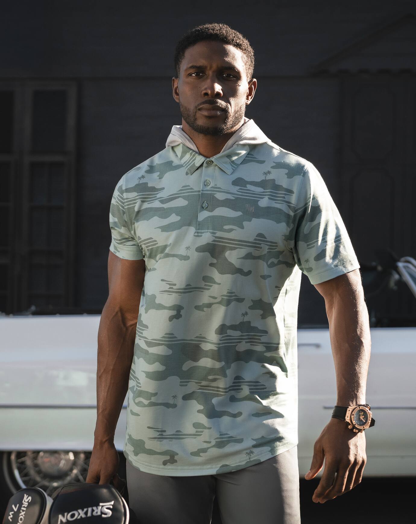 Travis Mathew Online Featherweight Stealth Polo Men|New