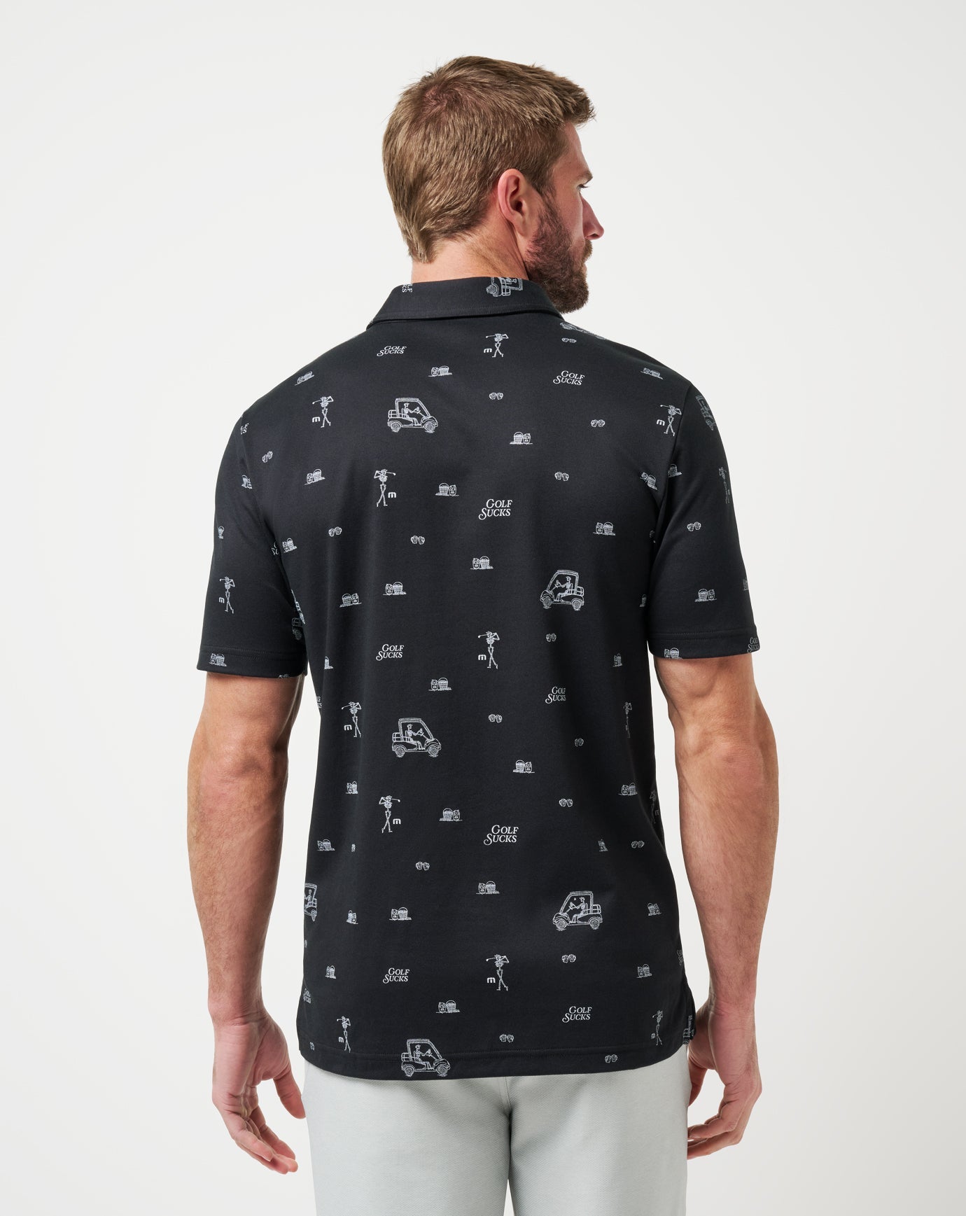 Travis Mathew Sale Golf Sucks Polo Men|Golf