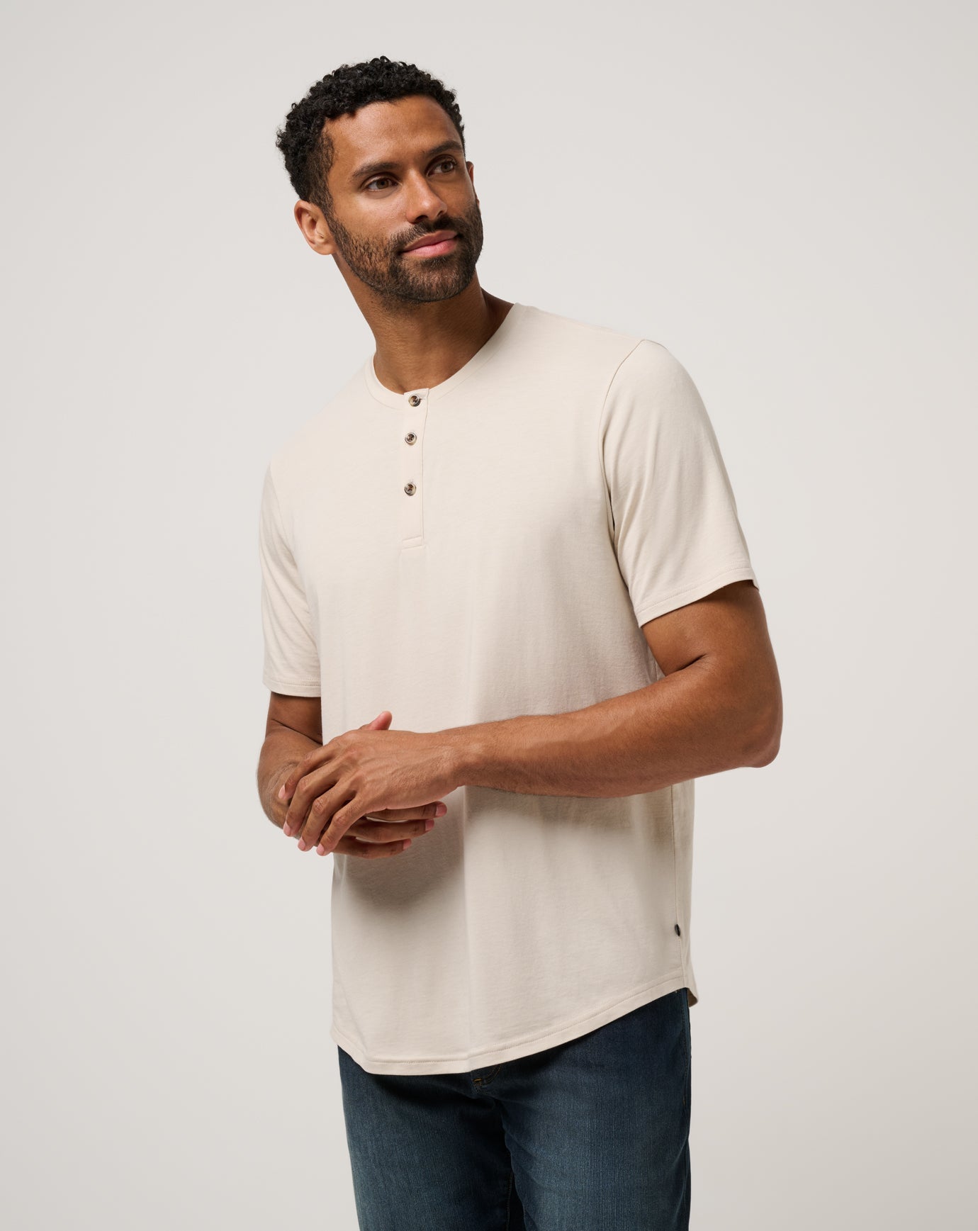 Travis Mathew US Cloud Henley Tee Men