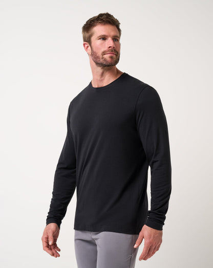 Travis Mathew Discount Cloud Crew Long Sleeve Tee Men