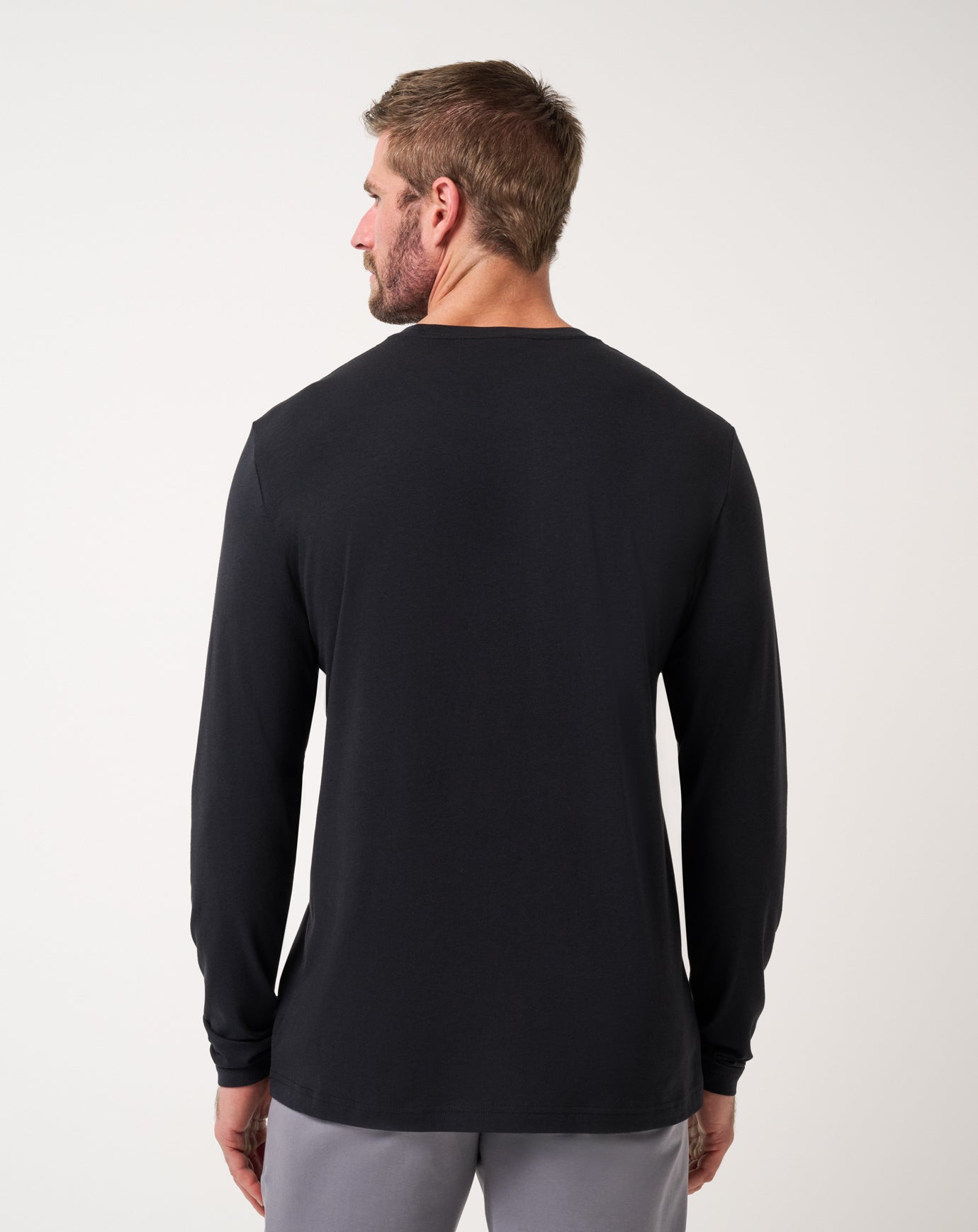 Travis Mathew Discount Cloud Crew Long Sleeve Tee Men