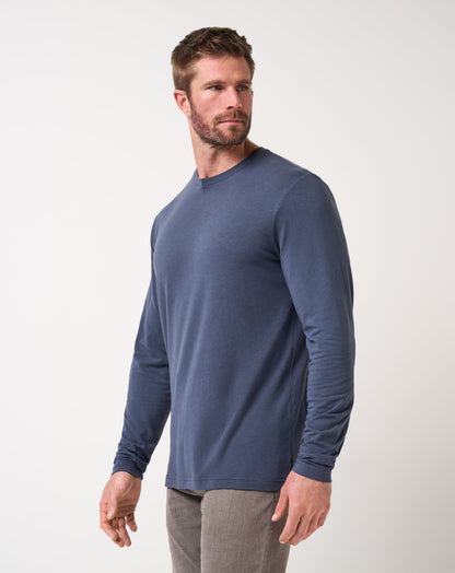 Travis Mathew For Sale Cloud Crew Long Sleeve Tee Men