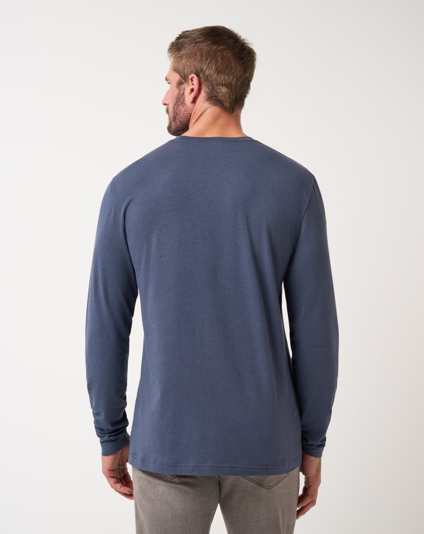 Travis Mathew For Sale Cloud Crew Long Sleeve Tee Men