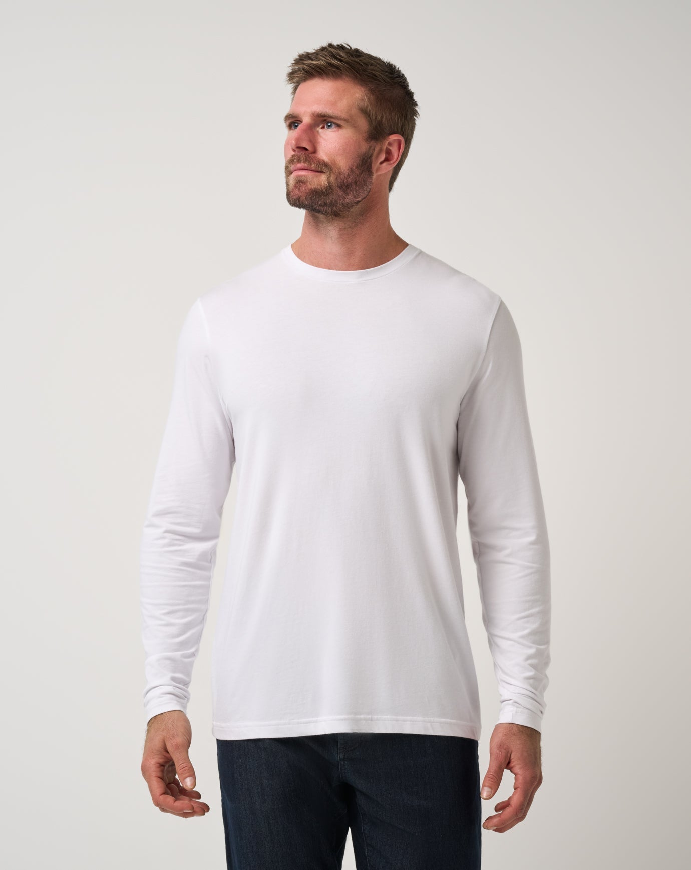 Travis Mathew US Cloud Crew Long Sleeve Tee Men