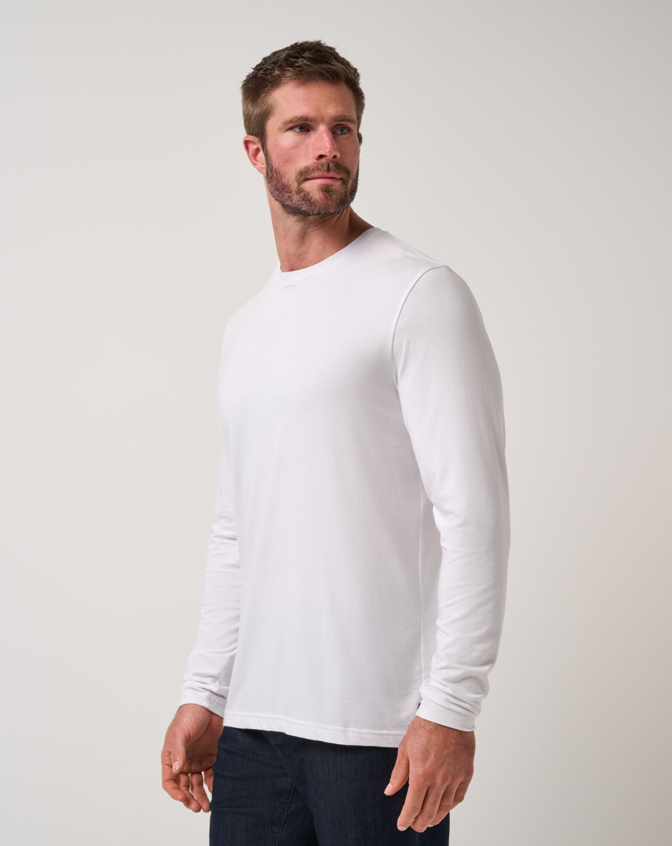 Travis Mathew US Cloud Crew Long Sleeve Tee Men
