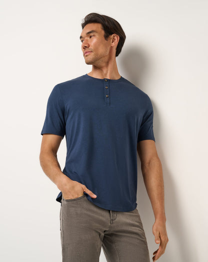 Travis Mathew Discount Cloud Henley Tee Men