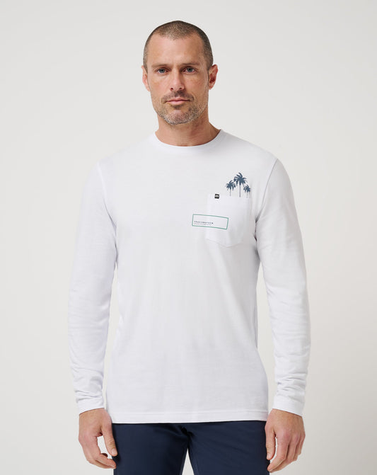Travis Mathew Sale Reef Stop Long Sleeve Tee Men
