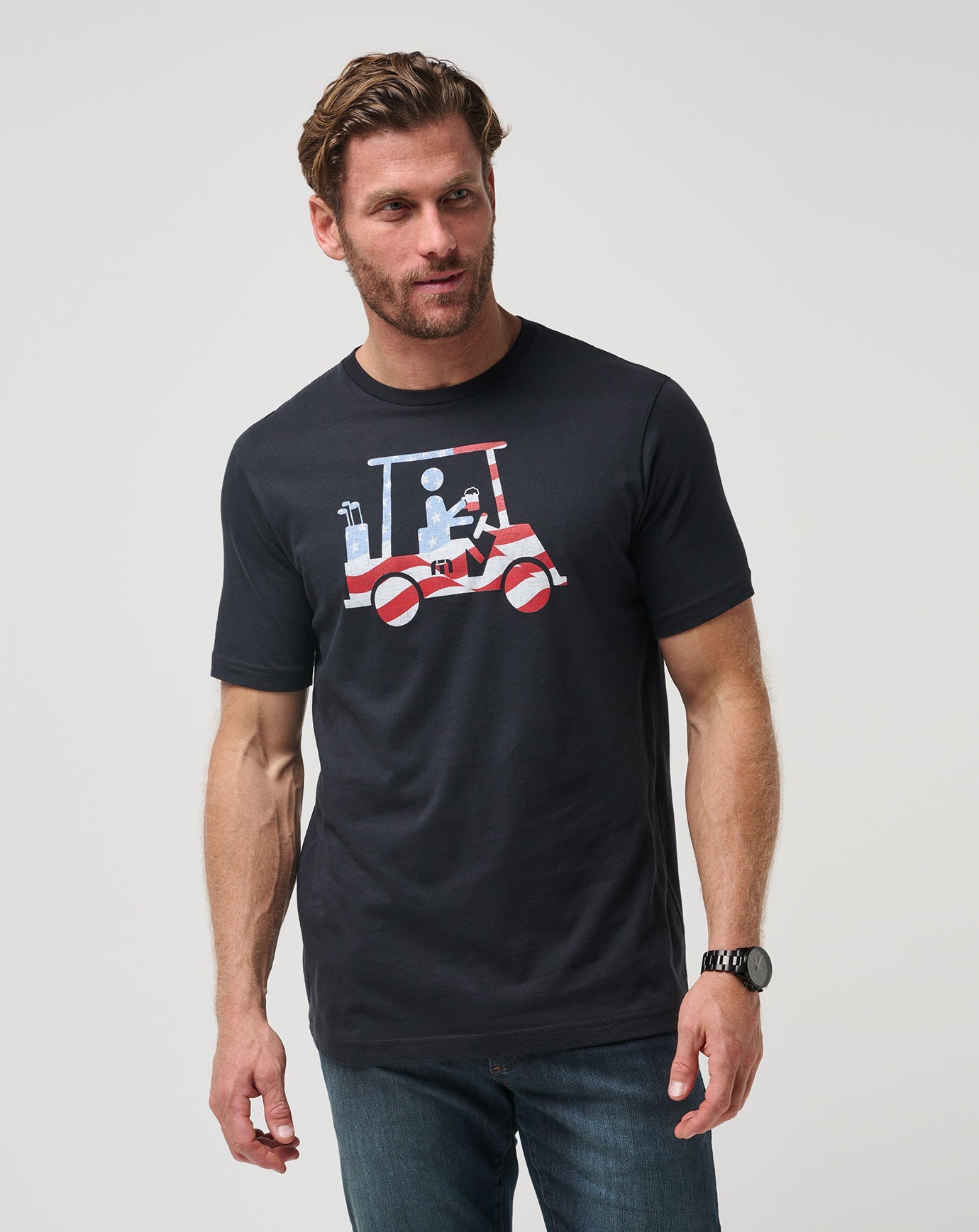 Travis Mathew US Five K Day Tee Men