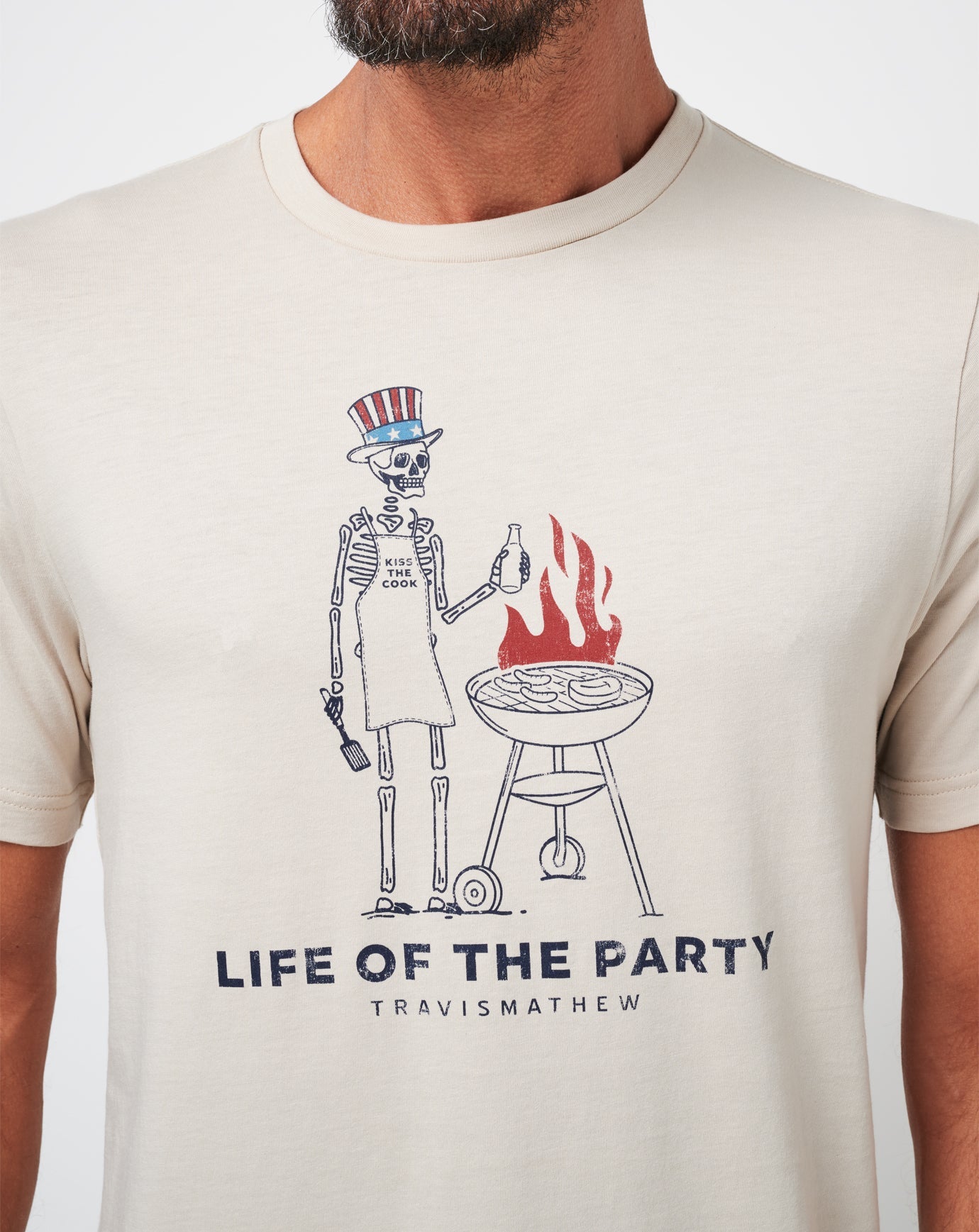 Travis Mathew Discount Grill And Thrill Tee Men