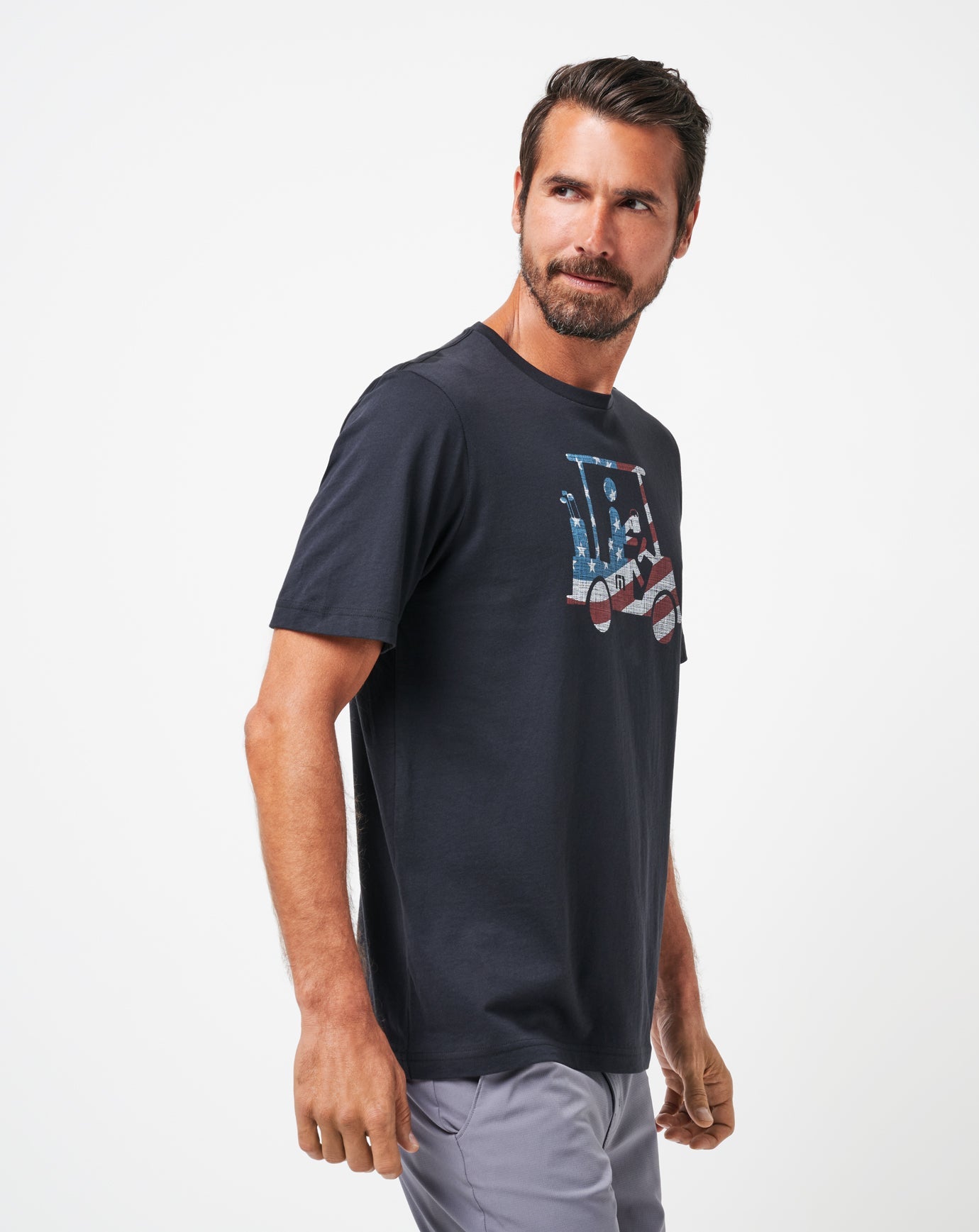 Travis Mathew For Sale Flag Flyer Tee Men