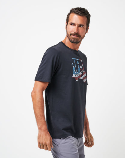 Travis Mathew For Sale Flag Flyer Tee Men