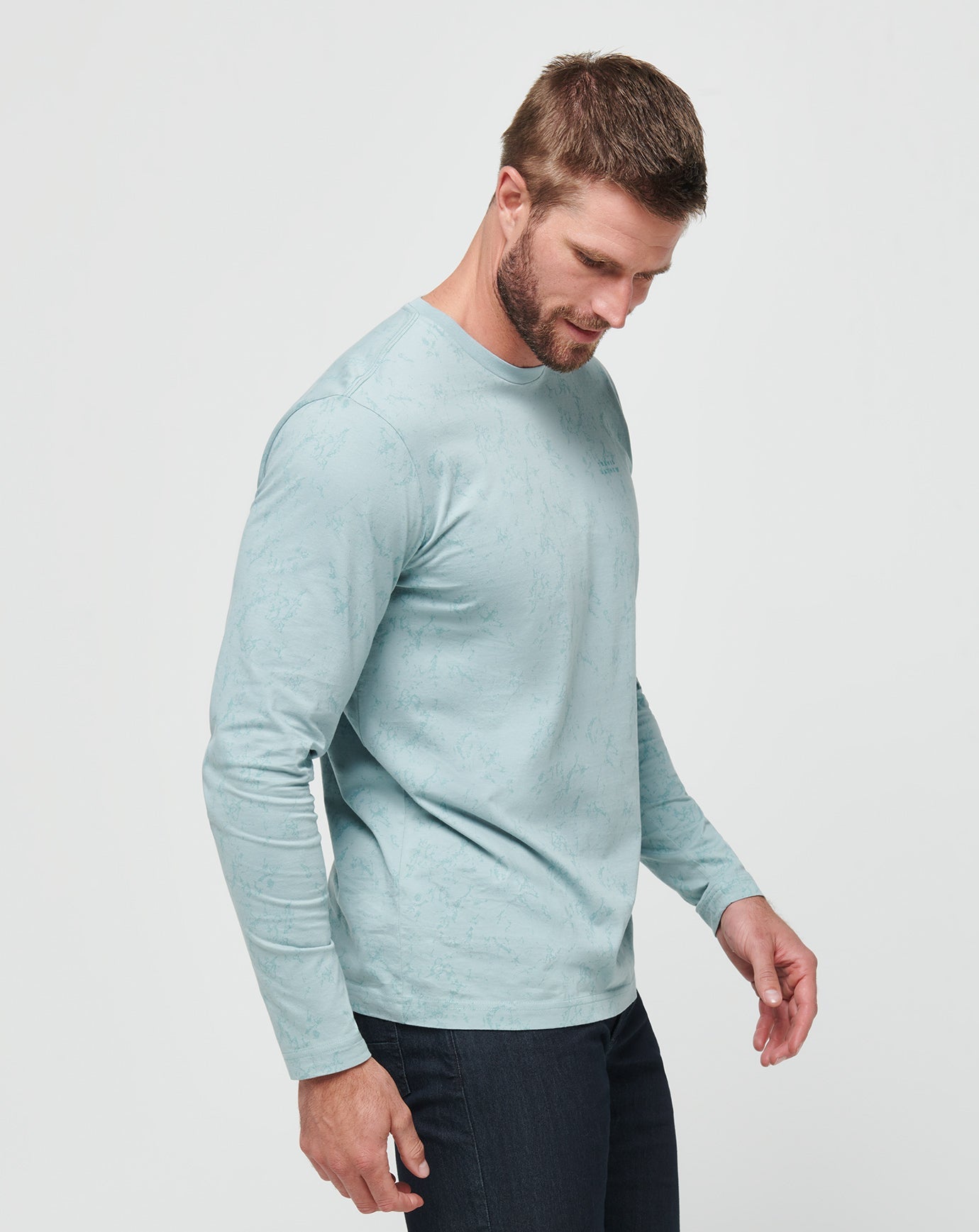 Travis Mathew Sale Warmer Tides Long Sleeve Tee Men