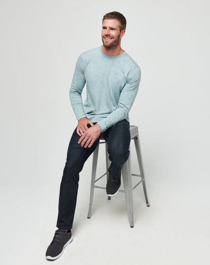 Travis Mathew Sale Warmer Tides Long Sleeve Tee Men