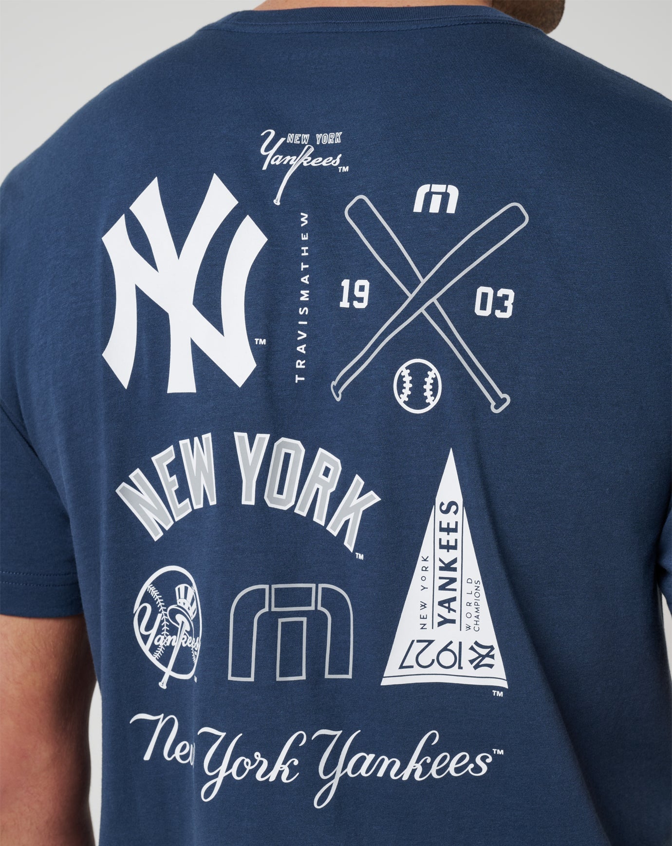 Travis Mathew Discount New York Yankees Friendly Rivalry Tee Men|Game Day|New