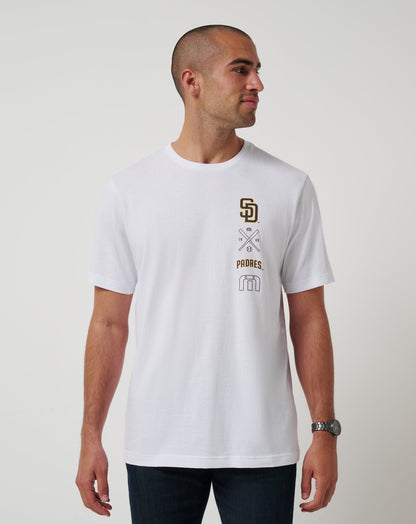 Travis Mathew For Sale San Diego Padres Sunset Slam 2.0 Tee Men|Game Day|New